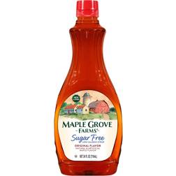 Maple Grove Farms Grove Farms Vermont Sugar Free Syrup, 24 Ounce [Pack of 3] 24oz 24fl oz